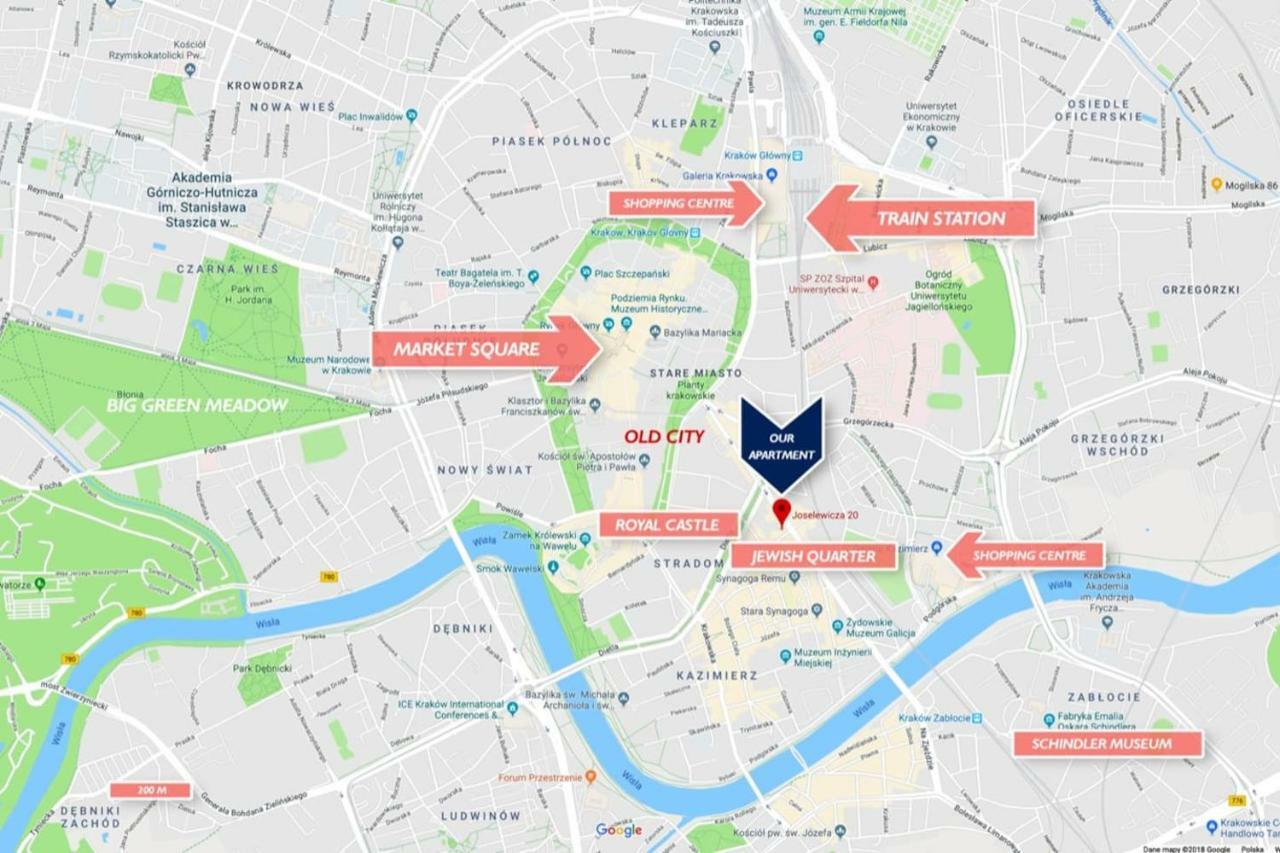 Studio Blisko Wawelu Krakow Ngoại thất bức ảnh